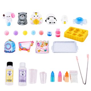 LEAN Toys Zestaw Kreatywny Plastyczny Tworzenie Squishy Ozdobne Zwierzaki DIY