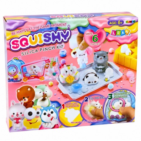 LEAN Toys Zestaw Kreatywny Plastyczny Tworzenie Squishy Ozdobne Zwierzaki DIY