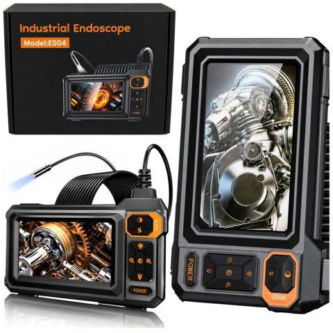 LEAN Kamera Przewodowa Inspekcyjna Endoskop 8 Diod LED LCD 4,3'' IP67