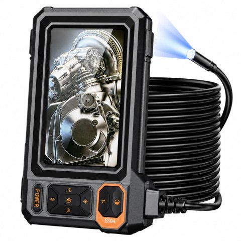 LEAN Kamera Przewodowa Inspekcyjna Endoskop 8 Diod LED LCD 4,3'' IP67