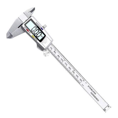 LEAN Suwmiarka Elektroniczna Cyfrowa LCD Precyzyjna Ze Stali Nierdzewnej 150 mm