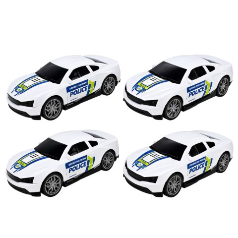 LEAN Toys Ciężarówka Policyjna Laweta Lora Transport Radiowozów Auta Światła Dźwięki