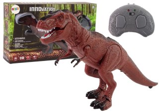 LEAN Toys Dinozaur Na Baterie Tyranozaur Rex Zdalnie Sterowany Dźwięk