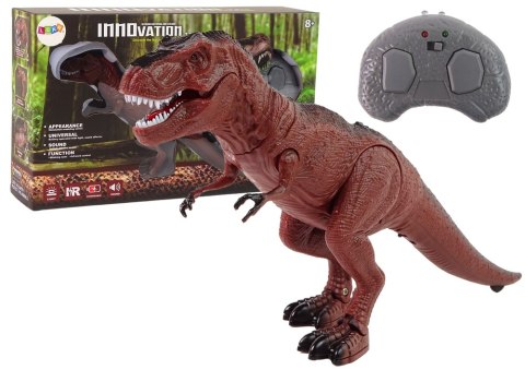 LEAN Toys Dinozaur Na Baterie Tyranozaur Rex Zdalnie Sterowany Dźwięk