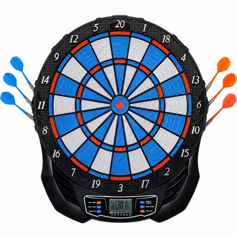 LEAN Toys Gra Zręcznościowa Elektroniczna Tarcza Dart LCD 25 Gier 176 Wariantów