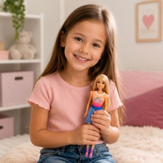 LEAN Toys Lalka Anlily z Dużym Psem i Szczeniakami Akcesoria Do Opieki Zestaw