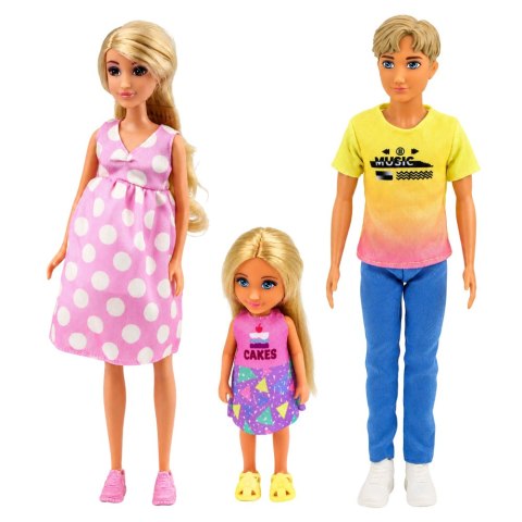 LEAN Toys Lalki Anlily Rodzina w Supermarkecie Sklep Lalka W Ciąży Akcesoria Zestaw