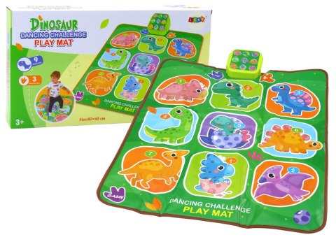 LEAN Toys Mata Interaktywna Taneczne Wyzwanie Dinozaury 5 Trybów Zabawy