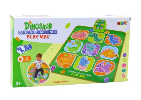 LEAN Toys Mata Interaktywna Taneczne Wyzwanie Dinozaury 5 Trybów Zabawy
