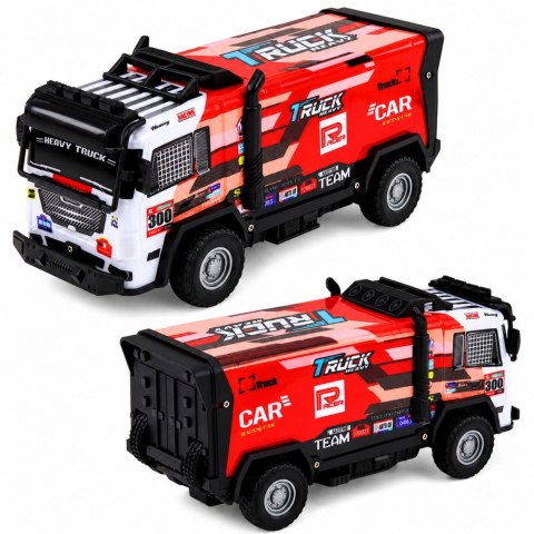 LEAN Toys Samochód Terenowy Ciężarówka Podświetlana Karoseria Napęd Dźwięki
