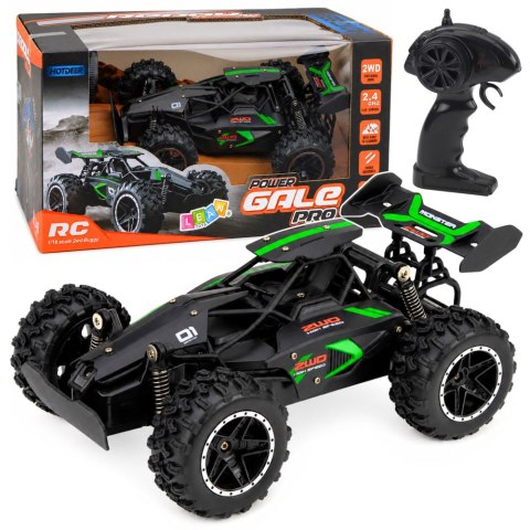 LEAN Toys Samochód Terenowy Wspinaczkowy Zdalnie Sterowany RC Czarny 1:18 15 KM/H