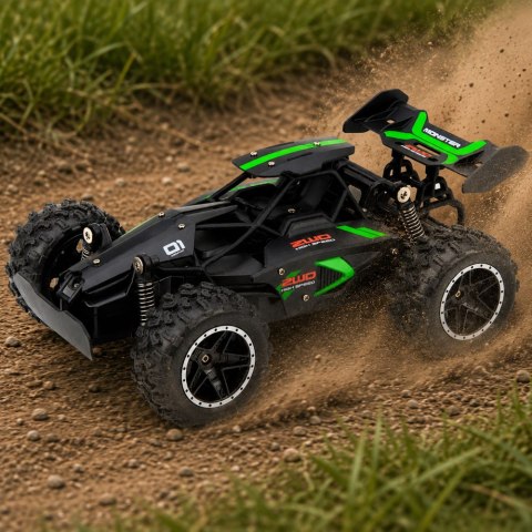 LEAN Toys Samochód Terenowy Wspinaczkowy Zdalnie Sterowany RC Czarny 1:18 15 KM/H