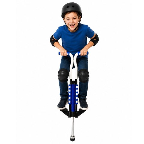 LEAN Toys Skoczek Drążek Pogo Do Skakania Dla Dzieci Jump Stick Do 70kg Niebieski