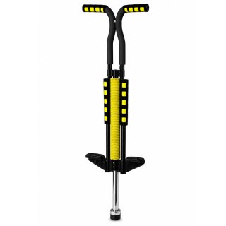 LEAN Toys Skoczek Drążek Pogo Do Skakania Dla Dzieci Jump Stick Do 70kg Żółty