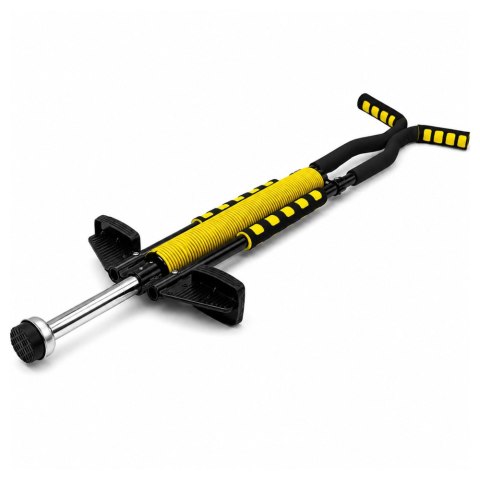 LEAN Toys Skoczek Drążek Pogo Do Skakania Dla Dzieci Jump Stick Do 70kg Żółty