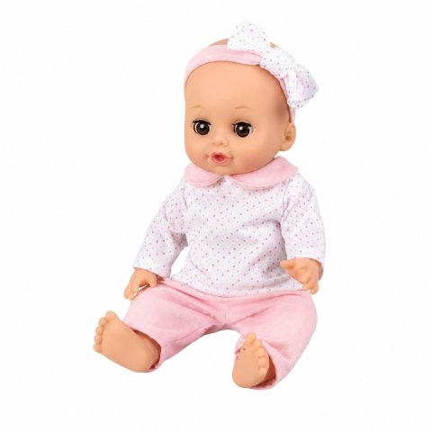 LEAN Toys Zestaw 3w1 Interaktywna Lalka Bobas Siusiająca Kołyska Wózek Akcesoria
