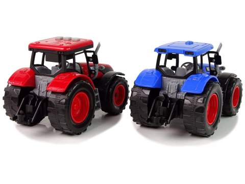 LEAN Toys Zestaw Farma Laweta Ciężarówka Traktor Dźwięk Światła 3 El.