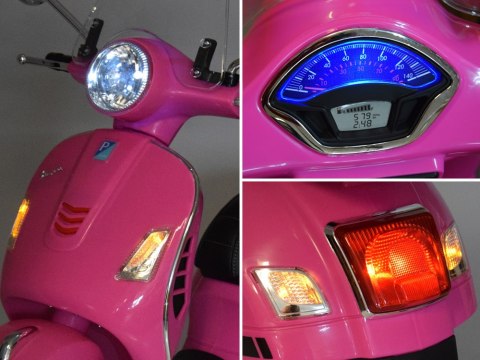 JOKOMISIADA Skuter elektryczny na akumulator VESPA GTS Super dla dziecka PA0333 RO