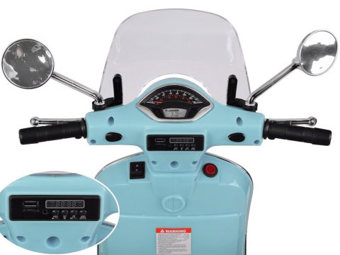 JOKOMISIADA Skuter elektryczny na akumulator VESPA GTS Super dla dziecka PA0333