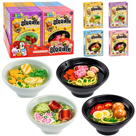 LEAN TOYS Zestaw Kreatywny DIY Makaron Ramen Brelok Zawieszka Ozdobna Dla Dzieci