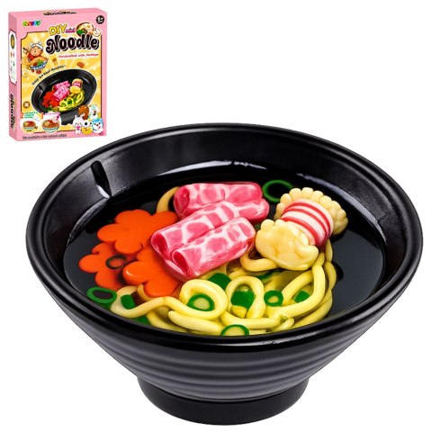 LEAN TOYS Zestaw Kreatywny DIY Makaron Ramen Brelok Zawieszka Ozdobna Dla Dzieci