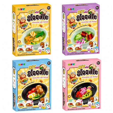 LEAN TOYS Zestaw Kreatywny DIY Makaron Ramen Brelok Zawieszka Ozdobna Dla Dzieci