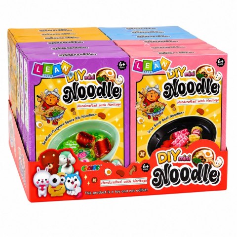 LEAN TOYS Zestaw Kreatywny DIY Makaron Ramen Brelok Zawieszka Ozdobna Dla Dzieci