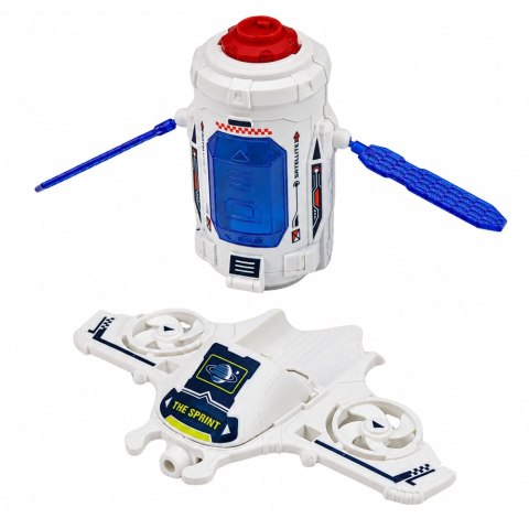 LEAN Toys Zestaw Kosmiczny Rakieta Wahadłowiec Dron Astronauta Satelita Pojazd