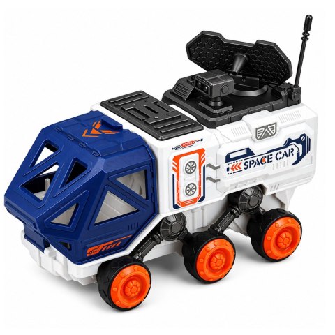 LEAN Toys Zestaw Kosmiczny Rakieta Wahadłowiec Dron Astronauta Satelita Pojazd
