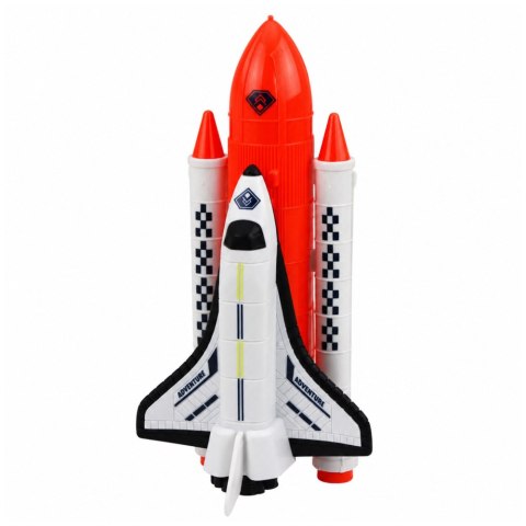 LEAN Toys Zestaw Kosmiczny Statek Ufo Rakieta Wahadłowiec Kosmita Kosmonauta Antena