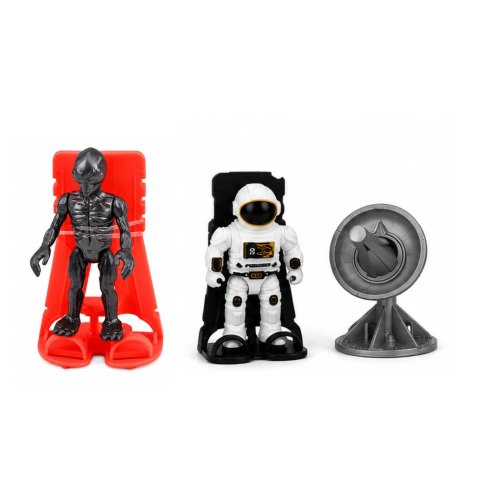 LEAN Toys Zestaw Kosmiczny Statek Ufo Rakieta Wahadłowiec Kosmita Kosmonauta Antena