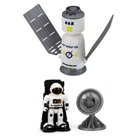 LEAN Toys Zestaw Kosmiczny Wahadłowiec Rakieta Pojazd Badawczy Kosmonauta Satelita