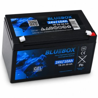 LEAN CARS BLUEBOX Akumulator Żelowy VRLA AGM 24V10Ah Do Auta Na Akumulator