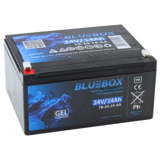 LEAN CARS BLUEBOX Akumulator Żelowy VRLA AGM 24V14Ah Do Auta Na Akumulator