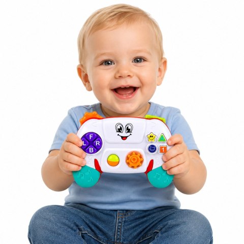 LEAN Toys Interaktywny Pad Edukacyjny Dla Malucha Światła Dźwięki Melodie