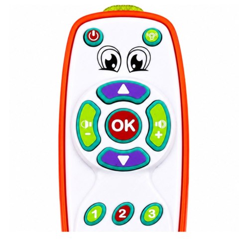 LEAN Toys Interaktywny Pilot Edukacyjny Dla Malucha Światła Regulowany Dźwięk