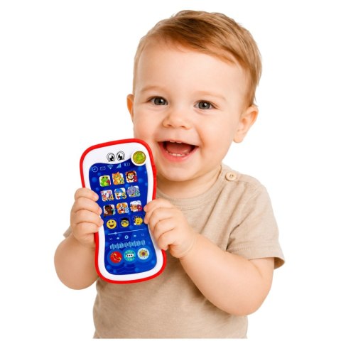 LEAN Toys Interaktywny Telefon Edukacyjna Dla Malucha Odgłosy Zwierząt Światła