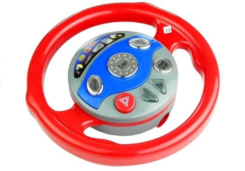 LEAN Toys Kierownica Symulator Do Samochodu Z Przyssawkami Dla Dzieci Światła Dźwięki