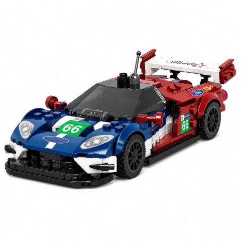 LEAN Toys Klocki Konstrukcyjne Samochód Sportowy Wyścigowy GT2016 Gablotka 347 el.
