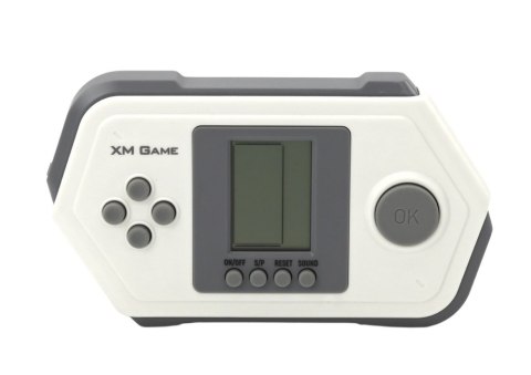 LEAN Toys Konsola Elektroniczna GraTetris Brick Game Szaro - Biała