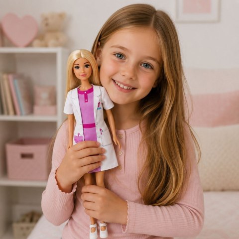 LEAN Toys Lalka Anlily Lekarka Doktor Nosze Akcesoria Medyczne Szpital Zestaw