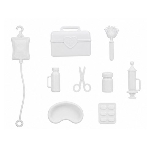 LEAN Toys Lalka Anlily Lekarka Doktor Nosze Akcesoria Medyczne Szpital Zestaw