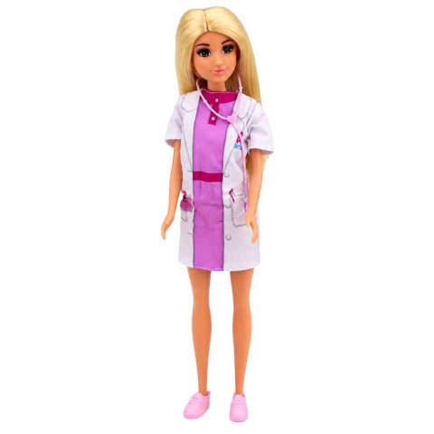 LEAN Toys Lalka Anlily Lekarka w Ambulansie Akcesoria Medyczne Światła Dźwięk Zestaw
