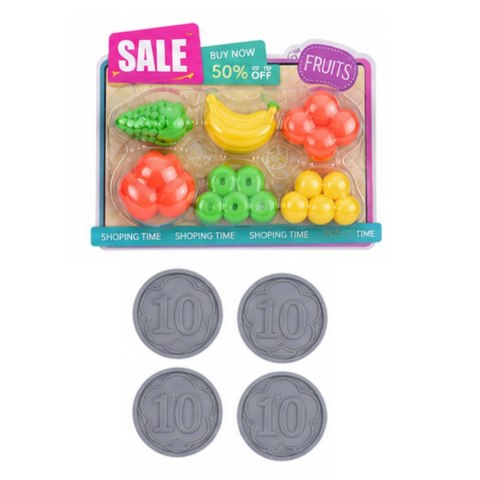 LEAN Toys Lalka Anlily w Supermarkecie Sklep Kasa Fiskalna Akcesoria Wózek Zestaw