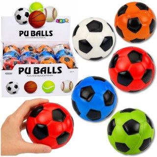 LEAN Toys Piankowa Piłka Piłeczka Do Odbijania Ugniatania Zabawy Piłka Nożna 6cm