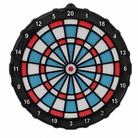 LEAN Toys Tarcza Do Darta Soft Tip Rzutki Gra Zręcznościowa Towarzyska Zestaw 42,5 cm