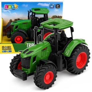 LEAN Toys Traktor Rolniczy Farmerski Gospodarski Gumowe Koła Zielony 1:24