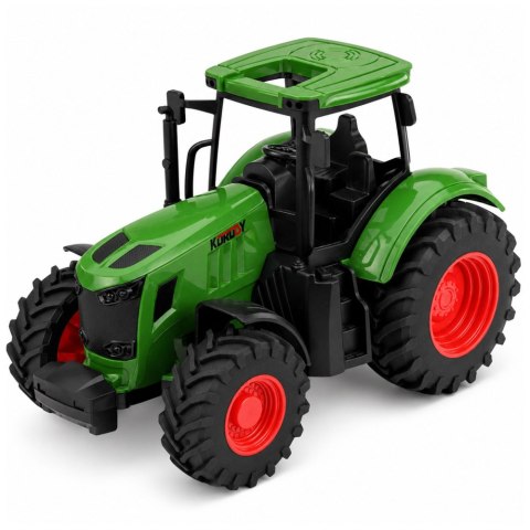 LEAN Toys Traktor Rolniczy Farmerski Gospodarski Gumowe Koła Zielony 1:24