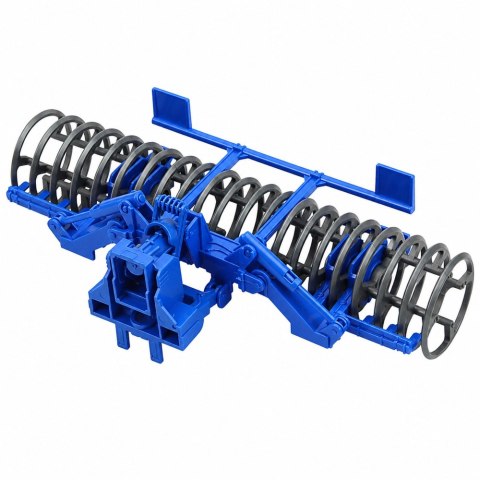 LEAN Toys Traktor Rolniczy Farmerski z Wałem Uprawowym Światła Dźwięki Żółty 1:24