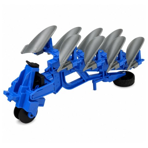 LEAN Toys Traktor Rolniczy Z Pługiem Wieloskibowym Światła Dźwięki Żółty 1:24